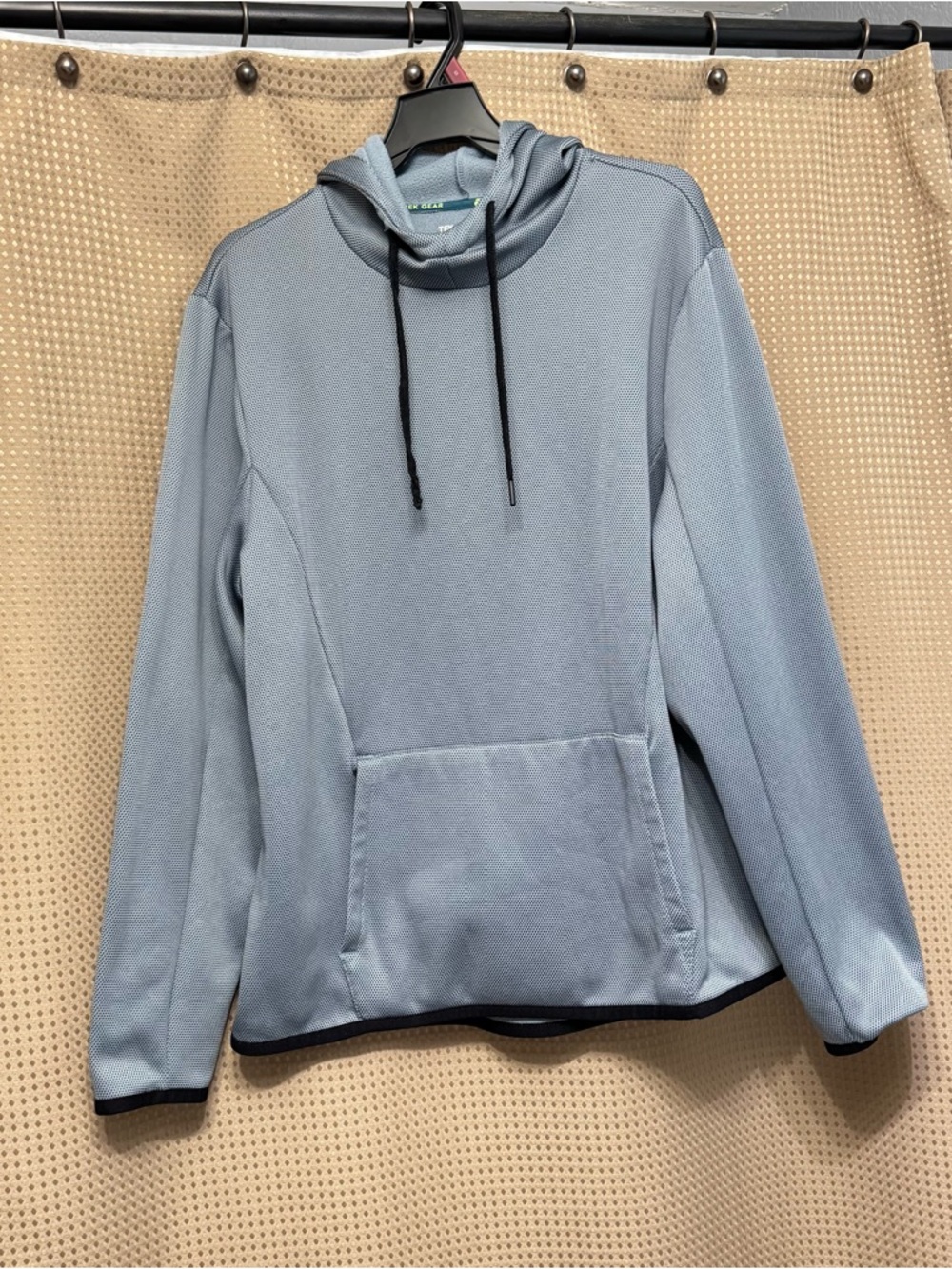 tek gear Light Blue Men’s Turtleneck Pullover Hoodie Sweater